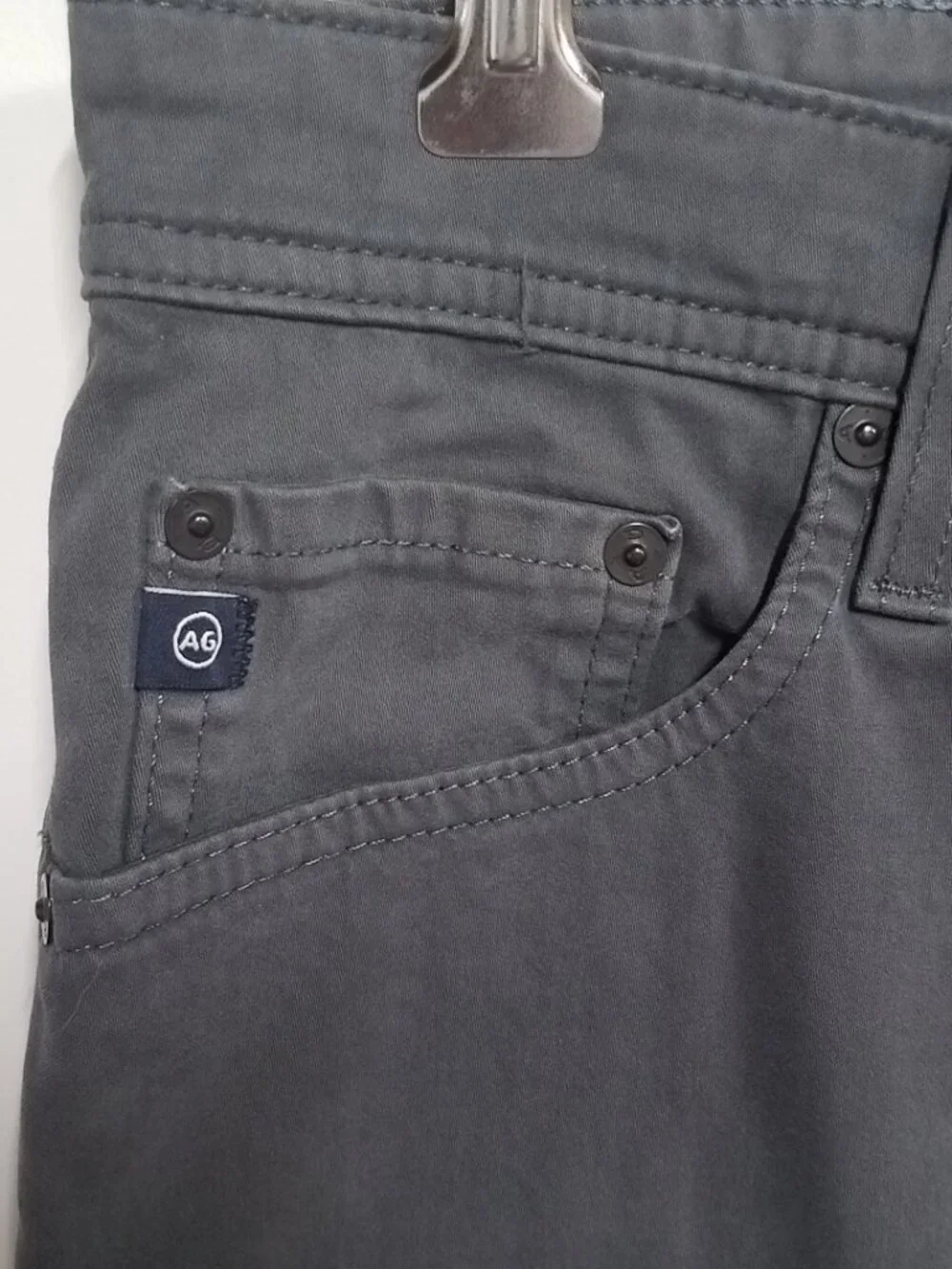 AG Jeans Tellis Modern Slim Gray Charcoal Mens 33x34 Adriano Goldschmied 1783SUD
